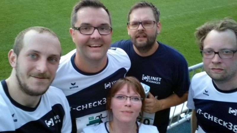 Die LINET Services GmbH nahm 2015 erstmals am Firmenlauf Braunschweig teil.