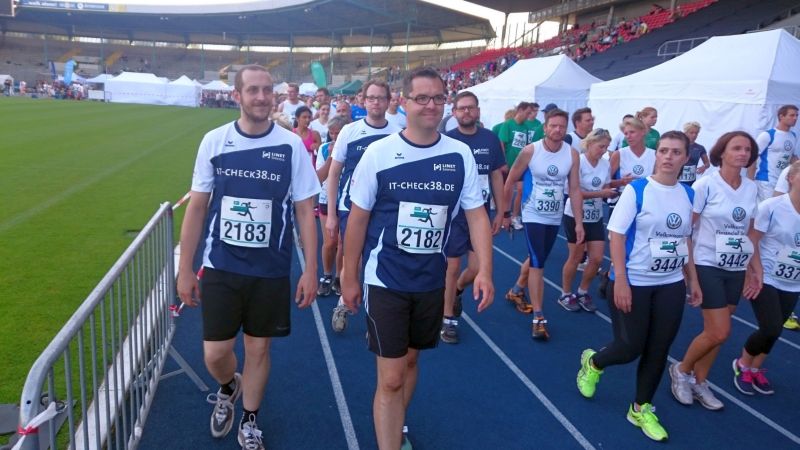 Die LINET Services GmbH nahm 2015 erstmals am Firmenlauf Braunschweig teil.