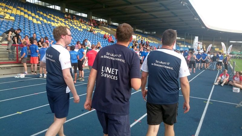 Die LINET Services GmbH nahm 2015 erstmals am Firmenlauf Braunschweig teil.