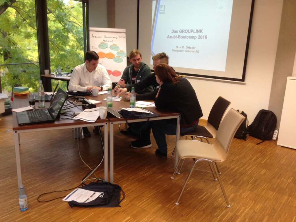 LINET Services beim GROUPLINK-Azubi-Bootcamp 2016